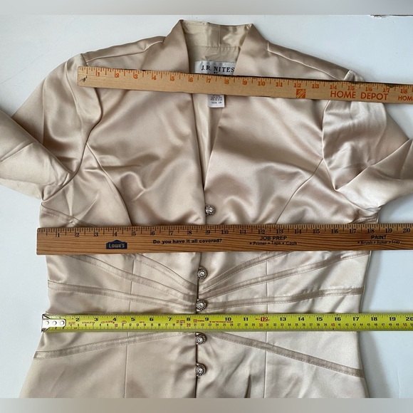J.R. NITES BY CALIENDO EVENING Formal TOP Blazer women’s size 10 - Picture 9 of 12